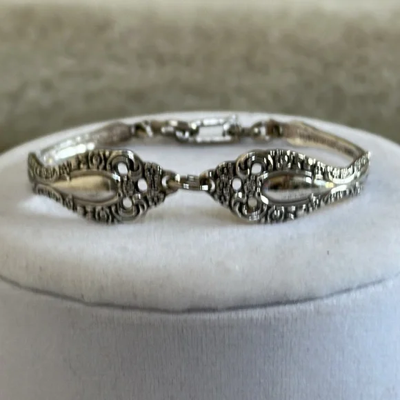 Vintage Silver Spoon Bracelet - Picture 9 of 13
